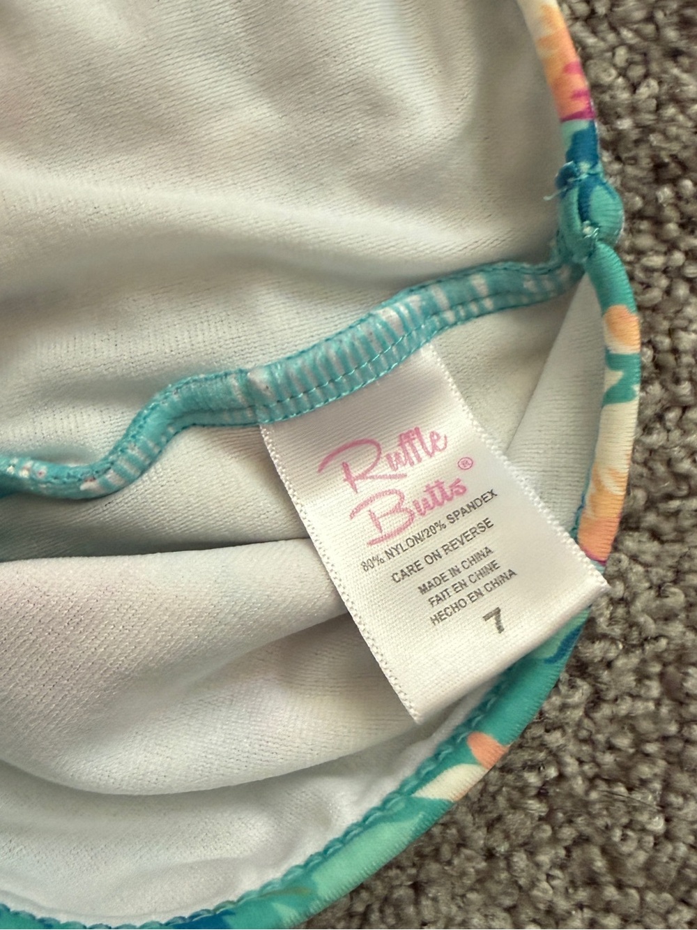 Girls Ruffle Butts Two-Piece Bathing Suit - Picture 6 of 8